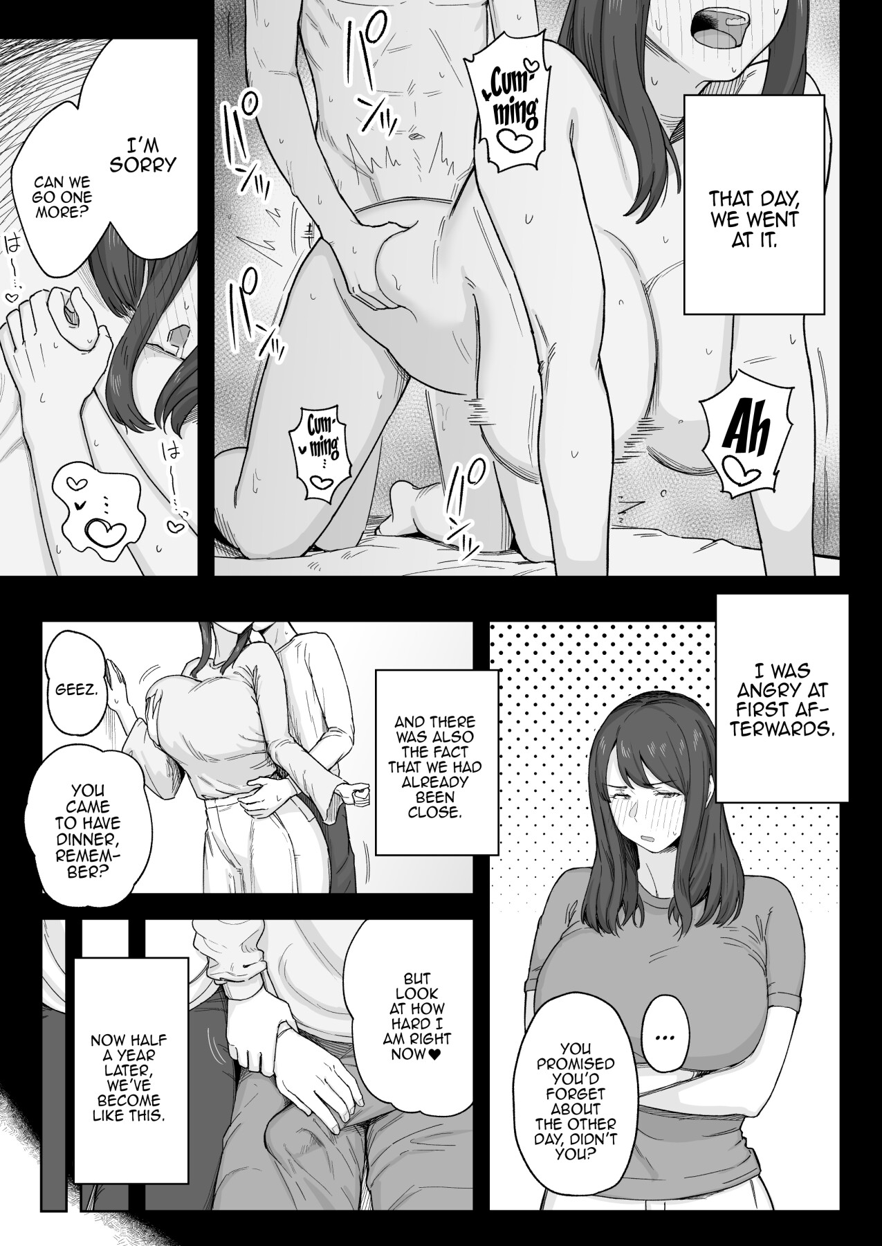 Hentai Manga Comic-After Dinner, My Aunt and I...-Read-10